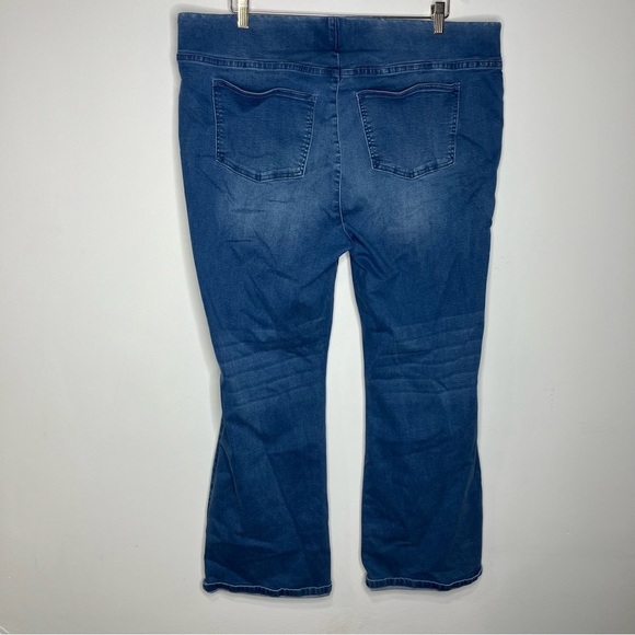 Soft surroundings denim flair pull on pants size 1X - Picture 6 of 8